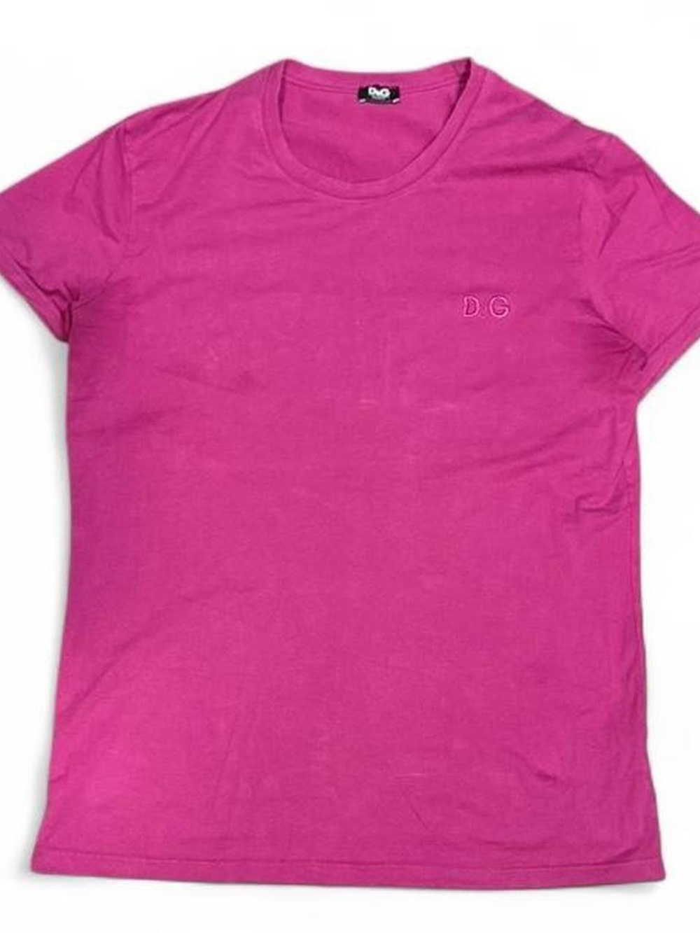 Dolce & Gabbana Embroidered Pink Slim Fit Tee